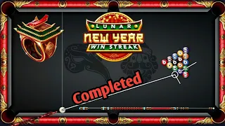 8 Ball Pool - *New* Lunar New Year Win Streak Completed Free Ring & Cue - Gaming With J YT