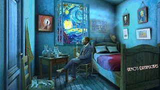 The Night When Van Gogh's Imagination Went Wild - Classical Music & Starry Night Fall Ambience ASMR