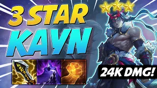 KAYN 3 STAR WOOOOW! 1 vs 9⭐⭐⭐! TFT Set 11 Patch 14.8