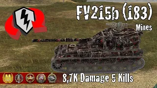 FV215b (183)  |  8,7K Damage 5 Kills  |  WoT Blitz Replays