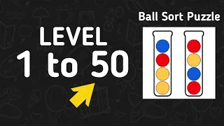 Ball Sort Puzzle Level 1 to 50