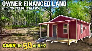 Cheap Cabin on 50 Acres - Easy Owner financed land for sale in the Ozarks of Missouri! - WH08