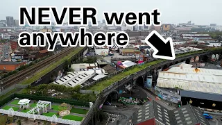 Digbeth's abandoned station and never used railway viaduct to nowhere