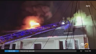 Four-Alarm Fire Burning In Jersey City