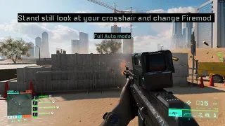 BF 2042 Fire mode Crosshair