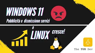 Windows peggiora, Linux cresce 🐧 📈