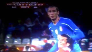 2010 World Cup Controversial Foul Against Italy Paraguay Dive+Handball