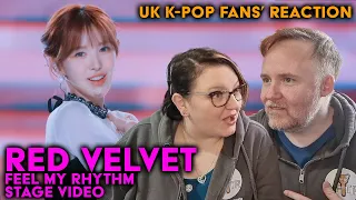 Red Velvet - Feel My Rhythm - Stage Video - UK K-Pop Fans Reaction