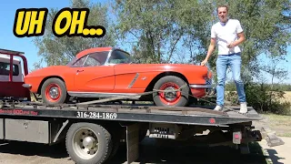 I bought the CHEAPEST original Corvette in the USA (1962 C1) & it broke down for the DUMBEST REASON!