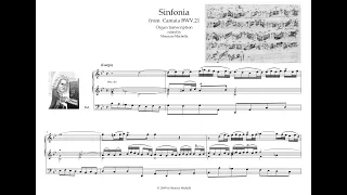 BACH - Sinfonia from BWV 21 "Ich hatte viel Bekümmernis" Organ trascription