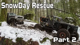 SnowDay Offroad Recovery of the Big Block Ford - S8E8