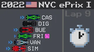 2022 New York City E-Prix Race 1 Timelapse