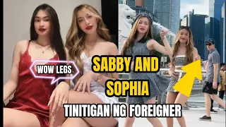 SABBY AND SOPHIA TINITIGAN NG GWAPO SA SINGGAPORE😱😱