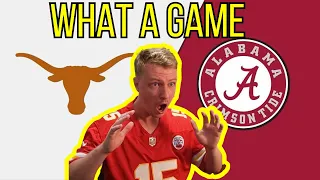 🔥 Texas vs Alabama College Football (Highlights Reaction) 🔥