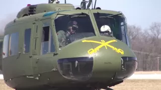 Restored Vietnam UH-1H Huey Helicopter First Flights
