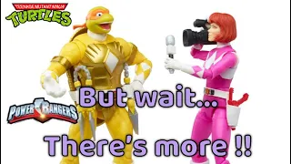 Go Go Part 2!! TMNT x POWER RANGERS - Michelangelo and April O'Neil reveal and Pre-order info!!!