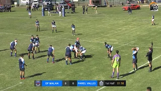 2nd XV Rugby - DF Malan vs Parel Vallei