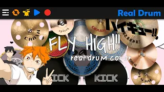 FLY HIGH!! | BURNOUT SYNDROMES | Real Drum Cover | Haikyuu!! OP