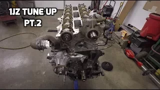 Pt.2 1JZ Tune Up | Removing Crank Pully + Cam Gears + More