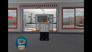 How to get the microwave hat/badge in cook burgers on roblox