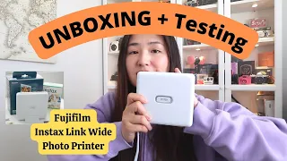 Unboxing the Fujifilm Instax Wide Link | its teodore