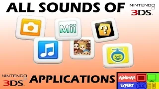 ALL APPLICATION SOUNDS OF NINTENDO 3DS