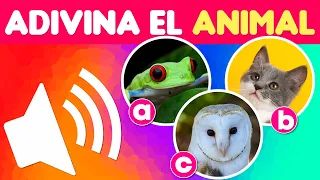 ADIVINA EL ANIMAL POR EL SONIDO 🦊🔊 Quiz de Animales | ANIMAL QUIZ