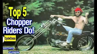 Top 5 Stupid Things Chopper Motorcycle Riders Do | MotoVlog