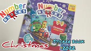 Numberblocks Christmas Sticker fun book 🎄🎁❄️