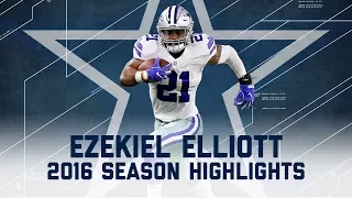 Ezekiel Elliott's Best Highlights from the 2016 Season | NFL
