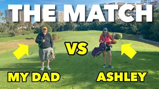 MY DAD CHALLENGED MY WIFE TO A GOLF MATCH!! (Bad Idea?)