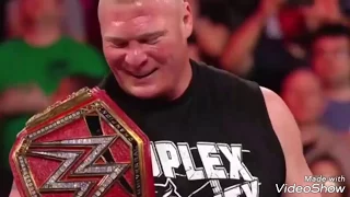 Brock lesnar injured Roman Reigns on 26 March 2018