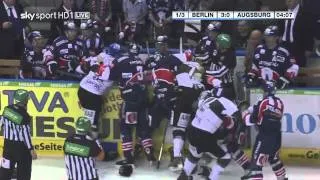 Augsburg Panther vs. Eisbären Berlin Mini-Brawl