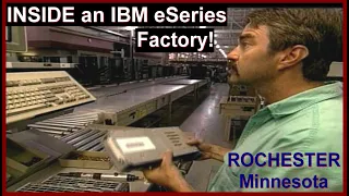 INSIDE an IBM Server Factory, Behind the Scenes Rochester MN (AS/400 computer family) eSeries 1990s