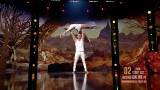 Românii au talent 2021: Semifinala 1 (prestație) – Acro Mystic Duo - hand in hand