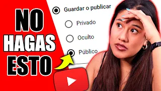 🚫 NO publiques tu videos de YOUTUBE Así ❌