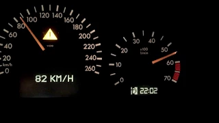 Mercedes CLK 320 W208 0-100 acceleration