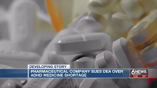 DEA sued over shortage of ADHD medication