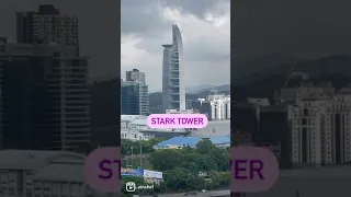 Real Life Avengers Stark Tower in Malaysia #avengers #starktower#malaysia#shorts #short #youtuber