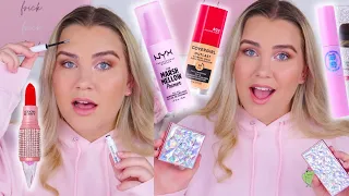 TRYING NEW DRUGSTORE MAKEUP! FULL FACE OF FIRST IMPRESSIONS! HITS & MISSES! | Paige Koren