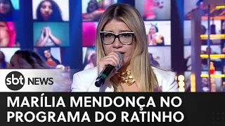 Relembre última participação de Marília Mendonça no Programa do Ratinho