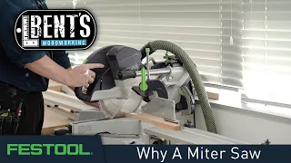 Why A Miter Saw?  Get answers with @bentswoodworking