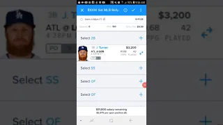 October 17, 2020 DRAFTKINGS & FANDUEL  MLB Single game  Dfs PICKS for Today