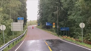 Beautiful Norway-Sweden border crossing