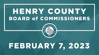 Board of Commissioners Regular Meeting | February 7, 2023