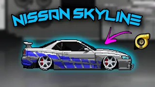 Nissan Skyline R34 | Pixel Car Racer | PRO LEAGUE