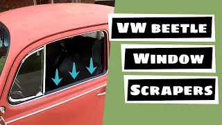 VW Beetle Window Scraper Replacement