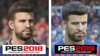 Pro Evolution Soccer | 2018 vs 2019 | 4K Graphics Comparison