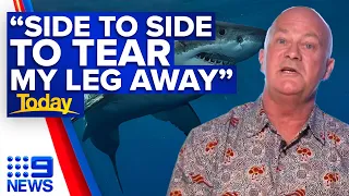 Shark attack survivor reflects after teenage girl mauled to death | 9 News Australia