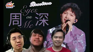 周深Zhou Shen《Eyes on me》|| 3 Musketeers Reaction马来西亚三剑客【REACTION】【ENG SUBS】